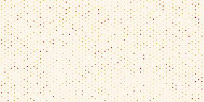 Light pink, yellow vector background with bubbles.