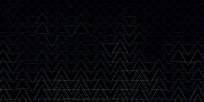 Dark BLUE vector background with polygonal style.