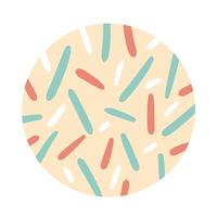 lines organic pattern block style vector