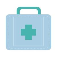 medical kit flat style icon vector