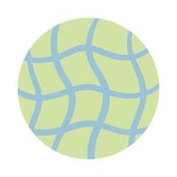 net organic pattern block style vector