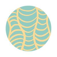 net organic pattern block style vector