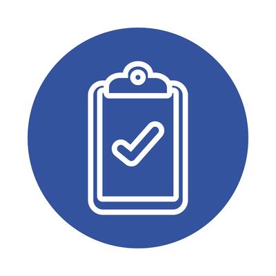 checklist clipboard block style icon