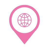 sphere browser graphic isolated icon vector