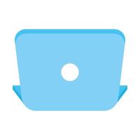 laptop computer device isolated icon vector