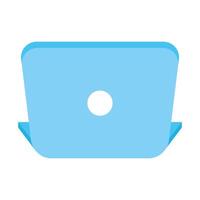 laptop computer device isolated icon vector