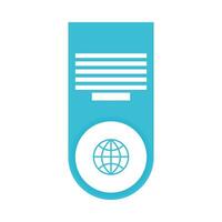 sphere browser graphic isolated icon vector