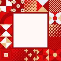 Abstract Geometric Christmas Background vector