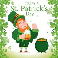 St Patrick's Day Background Concept vector