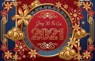 Chinese New Year Background Concept vector