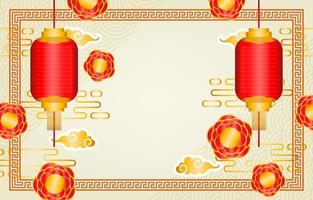 Chinese New Year Festivity Background vector