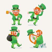 St. Patrick's Day Leprechaun Character vector