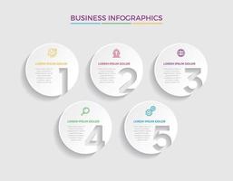 Business concept infographic design vector illustration