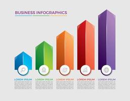 Business concept infographic design vector illustration