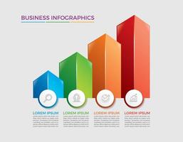 Business concept infographic design vector illustration