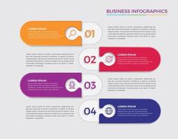 Business concept infographic design vector illustration