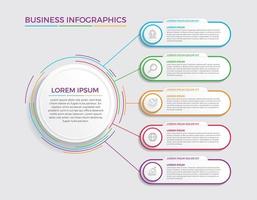 Business concept infographic design vector illustration