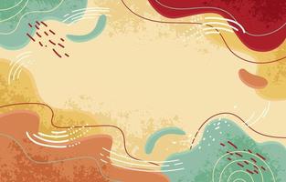 Hand Drawn Abstract Background vector