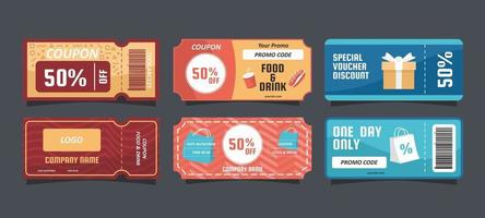 General Voucher for Your Business vector