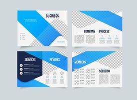 Company proposal creative template, multipurpose brochure design, business propsal geometric design, vertical a4 format vector