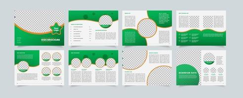 Company proposal creative template, multipurpose brochure design, business propsal geometric design, vertical a4 format vector