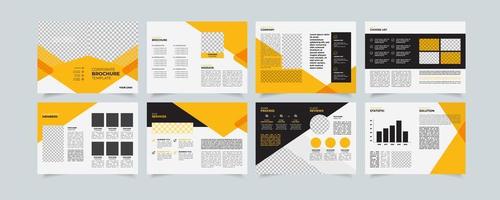 Company proposal creative template, multipurpose brochure design, business propsal geometric design, vertical a4 format vector