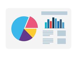 infografia, diseño de datos visualizad vector