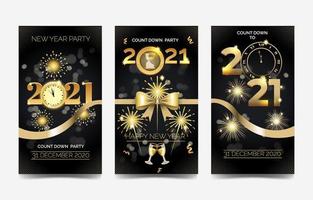 New Year Countdown Banner vector