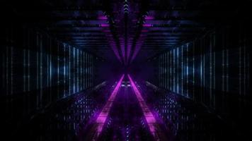 Dark tunnel dream vision 3d illustation visual background wallpaper art design photo