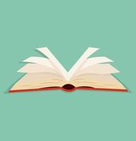 open book icon vector