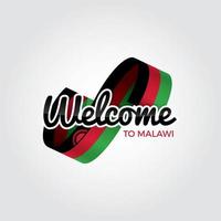 Welcome to Malawi vector