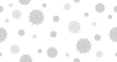 Covid-19 Coronavirus background seamless pattern