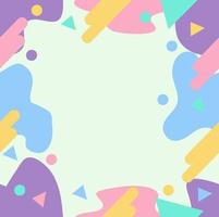 Abstract  geometric style pastel colors sameless pattern vector