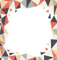 Abstract polygon triangles background with copy space vector