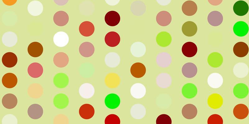 Light green, yellow vector layout with circle shapes.
