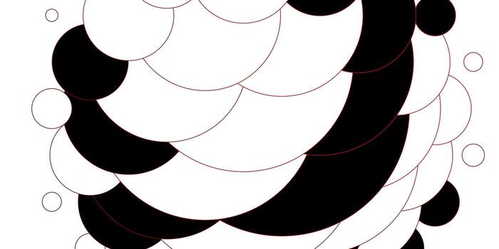 Light Red vector backdrop with dots