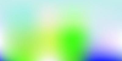 Light Blue, Green vector abstract blur background.