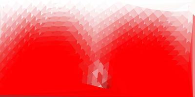 papel tapiz de mosaico de triángulo vector rojo claro.