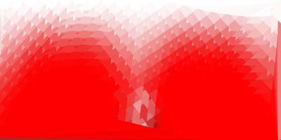 Light red vector triangle mosaic wallpaper.