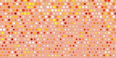 Light yellow vector background with spots.