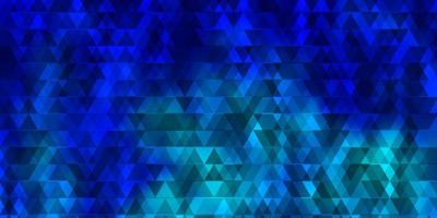 Light BLUE vector texture with lines, triangles.