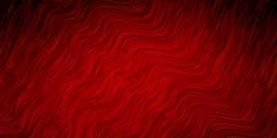 Dark Red vector texture with wry lines.