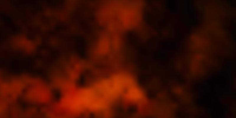 Dark Orange vector texture with cloudy sky.