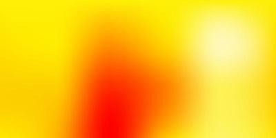 Light Orange vector abstract blur backdrop.