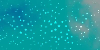 Dark BLUE vector pattern with abstract stars.