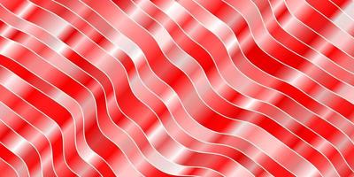 Light Red vector template with curves.