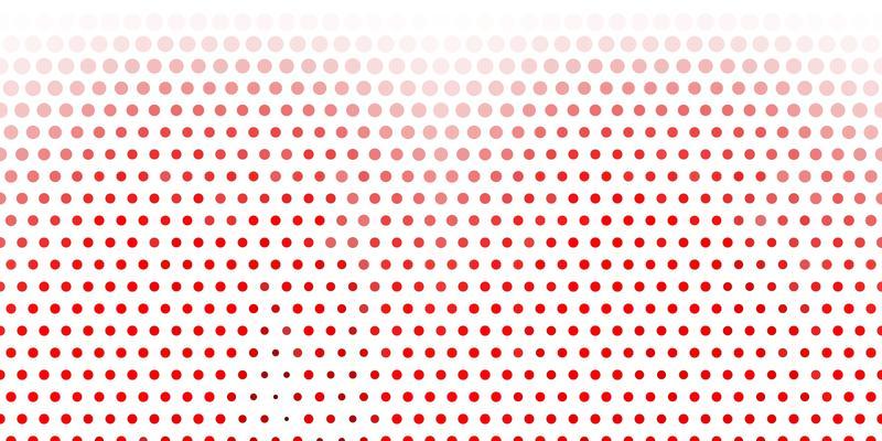 Light red vector backdrop with dots.