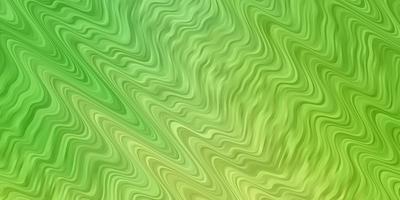 Dark Green, Yellow vector texture with curves.