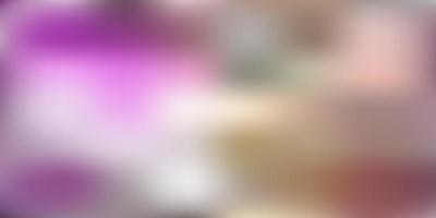 Light pink, yellow vector abstract blur layout.