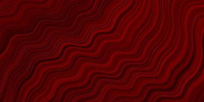 Dark Red vector texture with wry lines.